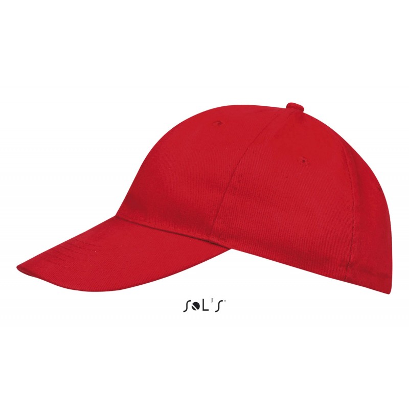 Sol's - Casquette 6 panneaux BUFFALO - Rouge