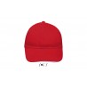 Sol's - Casquette 6 panneaux BUFFALO - Rouge / Blanc