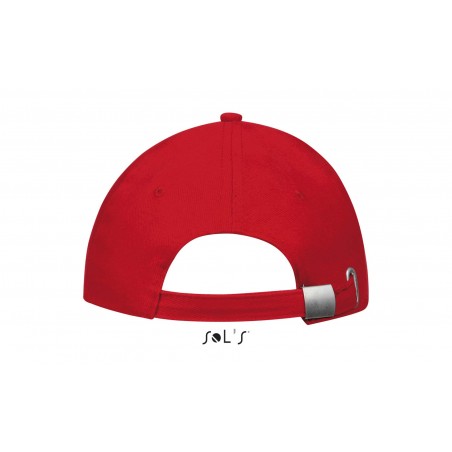 Sol's - Casquette 6 panneaux BUFFALO - Rouge / Blanc