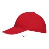 Sol's - Casquette 6 panneaux BUFFALO - Rouge / Blanc