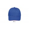 Sol's - Casquette 6 panneaux BUFFALO - Royal / Corail Fluo