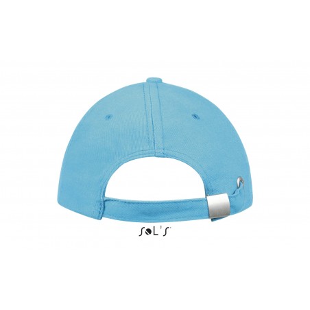 Sol's - Casquette 6 panneaux BUFFALO - Turquoise / Blanc