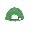 Sol's - Casquette 6 panneaux BUFFALO - Vert Prairie / Blanc