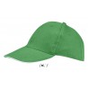 Sol's - Casquette 6 panneaux BUFFALO - Vert Prairie / Blanc