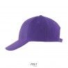 Sol's - Casquette 6 panneaux BUFFALO - Violet Foncé