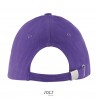 Sol's - Casquette 6 panneaux BUFFALO - Violet Foncé