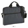 Sol's - Porte document bi-matière PORTER - Anthracite Chiné