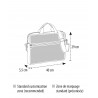 Sol's - Porte document bi-matière PORTER