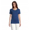 Neoblu - Tee-shirt manches courtes jersey mercerisé femme LUCAS WOMEN - Bleu Intense