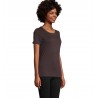 Neoblu - Tee-shirt manches courtes jersey mercerisé femme LUCAS WOMEN - Bordeaux