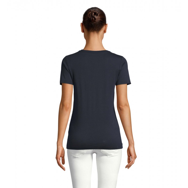 Neoblu - Tee-shirt manches courtes jersey mercerisé femme LUCAS WOMEN - Nuit