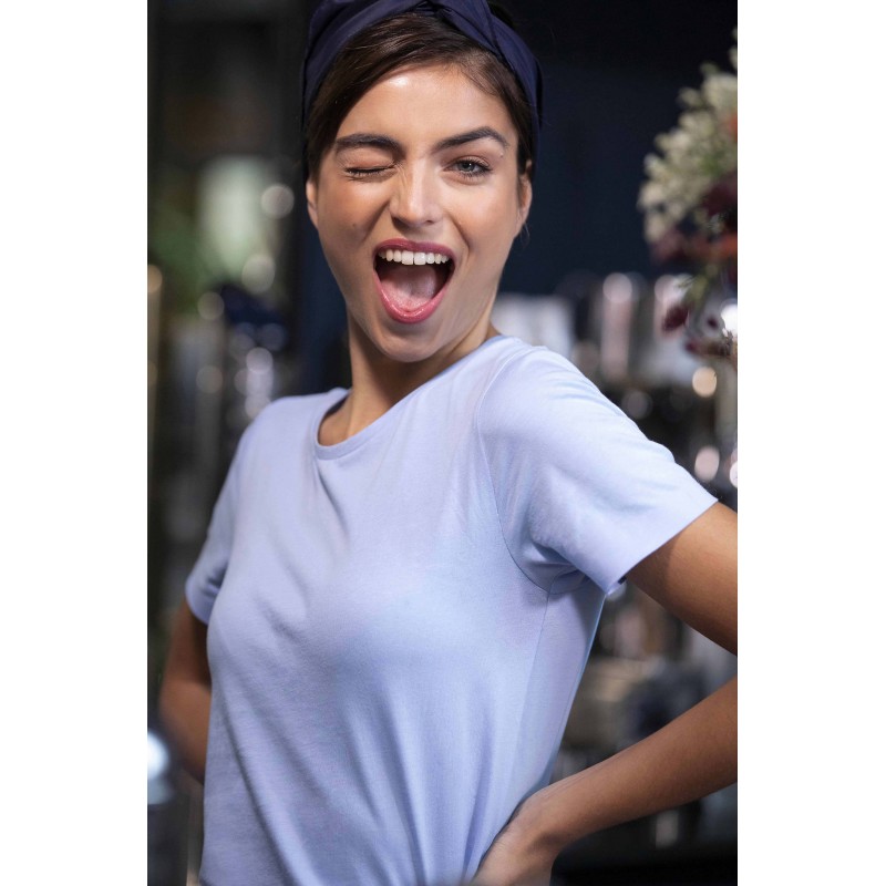 Neoblu - Tee-shirt manches courtes jersey mercerisé femme LUCAS WOMEN