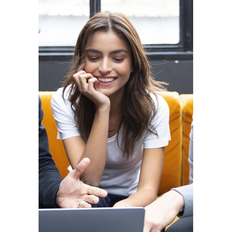 Neoblu - Tee-shirt manches courtes jersey mercerisé femme LUCAS WOMEN