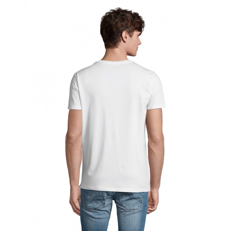 RTP Apparel - Tee-shirt homme coupe cousu manches courtes COSMIC 155 MEN - Blanc