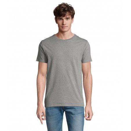 RTP Apparel - Tee-shirt homme coupe cousu manches courtes COSMIC 155 MEN - Gris Chiné