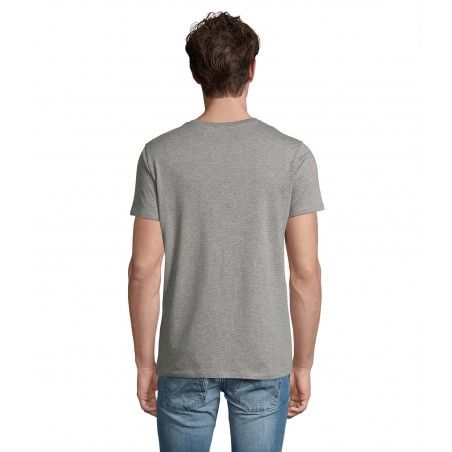 RTP Apparel - Tee-shirt homme coupe cousu manches courtes COSMIC 155 MEN - Gris Chiné