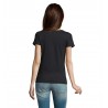 RTP Apparel - Tee-shirt femme coupe cousu manches courtes TEMPO 185 WOMEN - Noir Profond