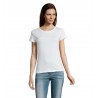 RTP Apparel - Tee-shirt femme coupe cousu manches courtes TEMPO 185 WOMEN - Blanc