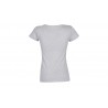 RTP Apparel - Tee-shirt femme coupe cousu manches courtes TEMPO 185 WOMEN - Gris Chiné