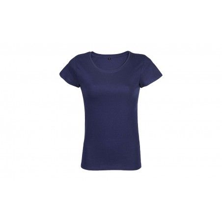 RTP Apparel - Tee-shirt femme coupe cousu manches courtes TEMPO 145 WOMEN - French Marine