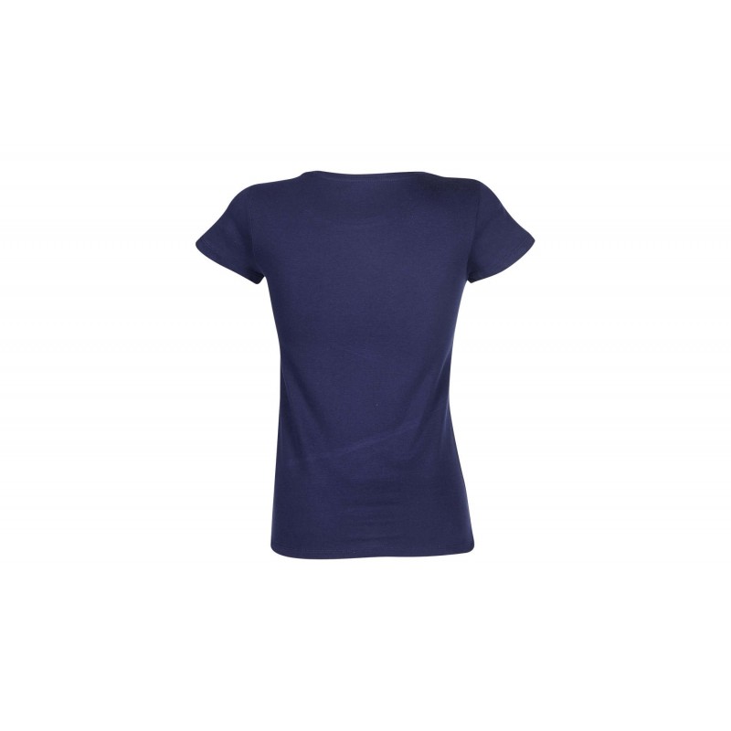 RTP Apparel - Tee-shirt femme coupe cousu manches courtes TEMPO 145 WOMEN - French Marine