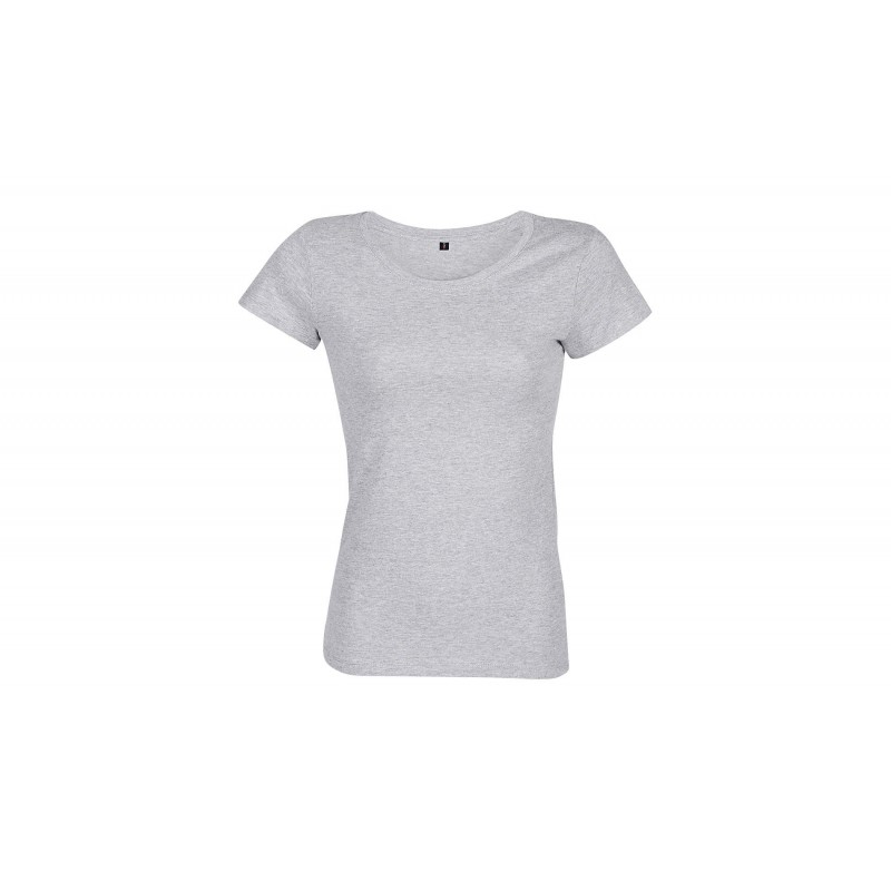 RTP Apparel - Tee-shirt femme coupe cousu manches courtes TEMPO 145 WOMEN - Gris Chiné