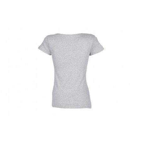 RTP Apparel - Tee-shirt femme coupe cousu manches courtes TEMPO 145 WOMEN - Gris Chiné