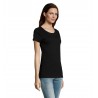 RTP Apparel - Tee-shirt femme coupe cousu manches courtes COSMIC 155 WOMEN - Noir Profond