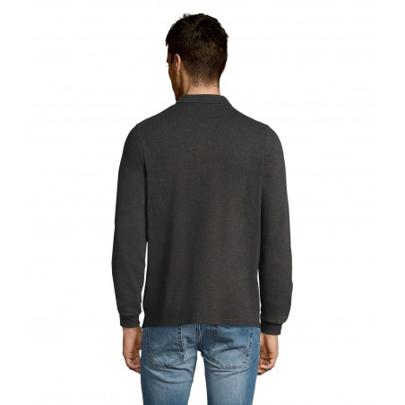 Sol's - Polo homme WINTER II - Anthracite Chiné