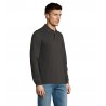 Sol's - Polo homme WINTER II - Anthracite Chiné