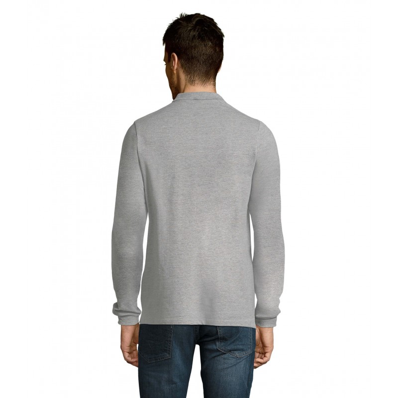 Sol's - Polo homme WINTER II - Gris Chiné