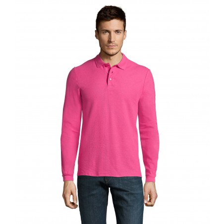 Sol's - Polo homme WINTER II - Rose Flash