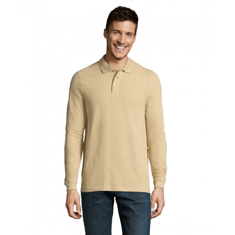 Sol's - Polo homme WINTER II - Sable