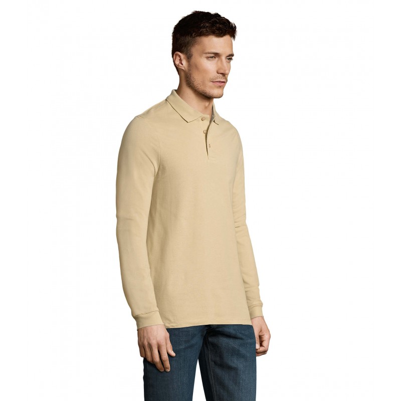 Sol's - Polo homme WINTER II - Sable