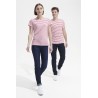 Sol's - Tee-shirt femme col rond rayé MILES WOMEN
