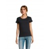Sol's - Tee-shirt femme manches courtes MILO WOMEN - Noir Profond