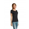 Sol's - Tee-shirt femme manches courtes MILO WOMEN - Noir Profond