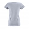 Sol's - Tee-shirt femme manches courtes MILO WOMEN - Bleu Ciel Chiné
