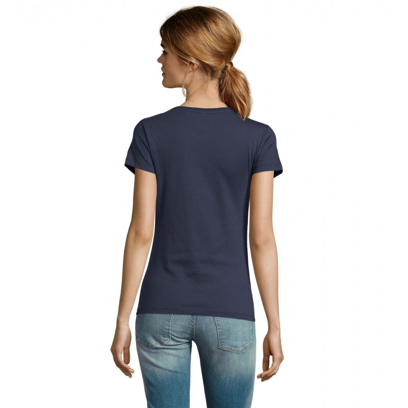 Sol's - Tee-shirt femme manches courtes MILO WOMEN - French Marine