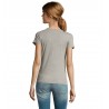 Sol's - Tee-shirt femme manches courtes MILO WOMEN - Gris Chiné