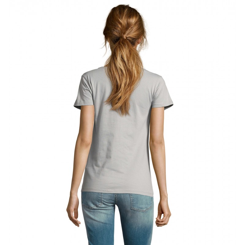 Sol's - Tee-shirt femme manches courtes MILO WOMEN - Gris Pur