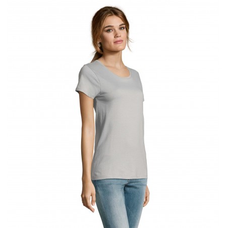 Sol's - Tee-shirt femme manches courtes MILO WOMEN - Gris Pur