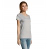 Sol's - Tee-shirt femme manches courtes MILO WOMEN - Gris Pur