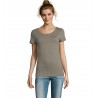 Sol's - Tee-shirt femme manches courtes MILO WOMEN - Kaki