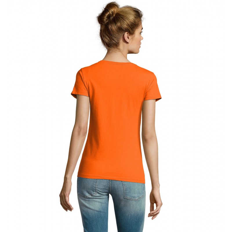 Sol's - Tee-shirt femme manches courtes MILO WOMEN - Orange
