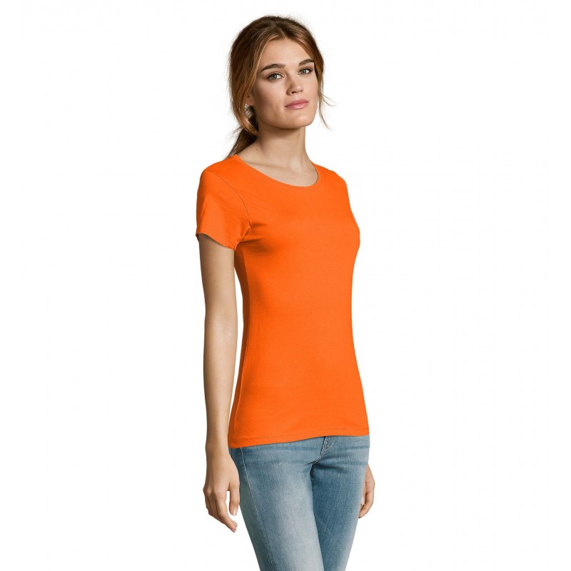 Sol's - Tee-shirt femme manches courtes MILO WOMEN - Orange