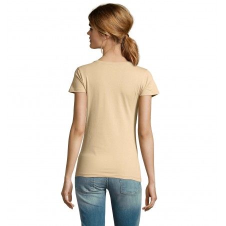 Sol's - Tee-shirt femme manches courtes MILO WOMEN - Sable