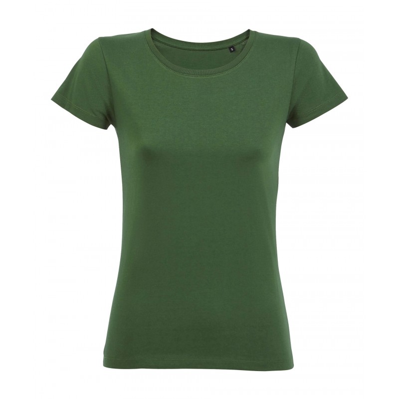 Sol's - Tee-shirt femme manches courtes MILO WOMEN - Vert Bouteille