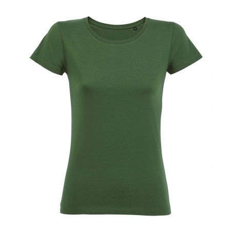 Sol's - Tee-shirt femme manches courtes MILO WOMEN - Vert Bouteille