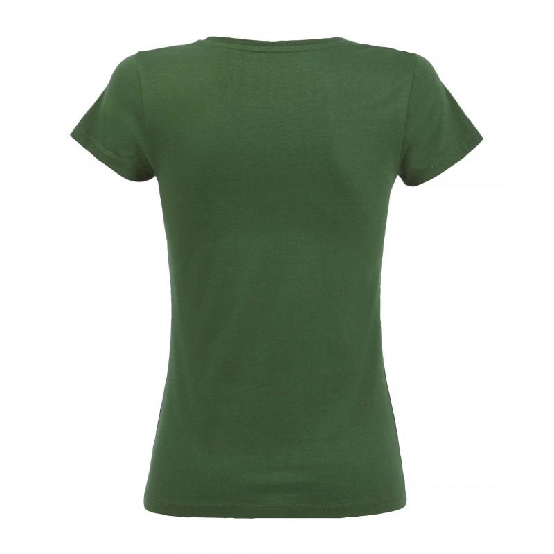 Sol's - Tee-shirt femme manches courtes MILO WOMEN - Vert Bouteille